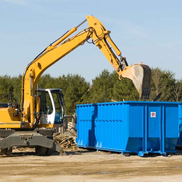 what are the rental fees for a residential dumpster in Huntingdon